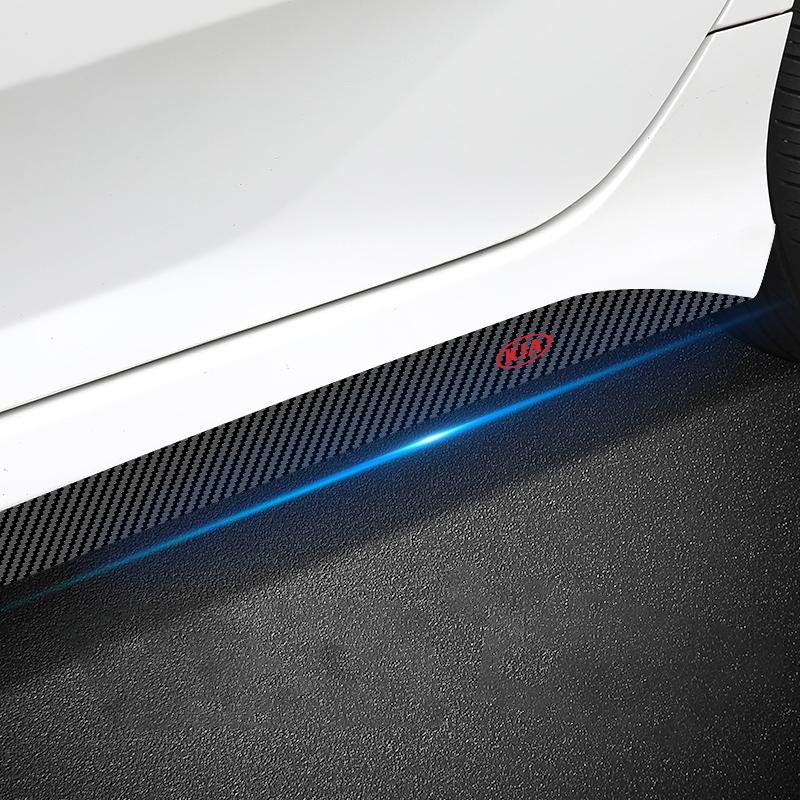 2 Buc/Set Carbon Autocolant Prag Laterale Ușă Mașină Antizgârieturi Autocolant Remodelare Pentru KIA Ceed Rio Sportage R K2 K3 K4 K5 K6 K7 K8 Soul Opeima Ceed