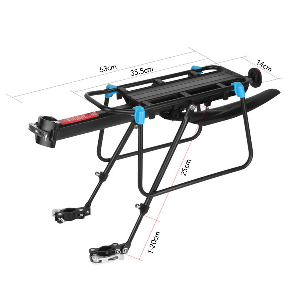 Quick Release Adjustable Bike Bicycle Cargo Rack Bike Rear Rack Mountain Road Bicycle Bike Cargo Luggage Carrier Rack