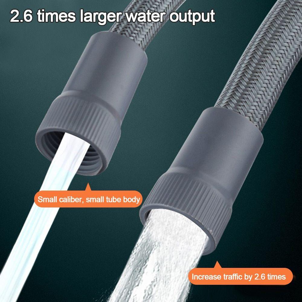 1.5/2 Meter Handheld Shower Hose Anti Winding GI/2 Shower Tube High Pressure Flexible Bath Shower Nylon Pipe