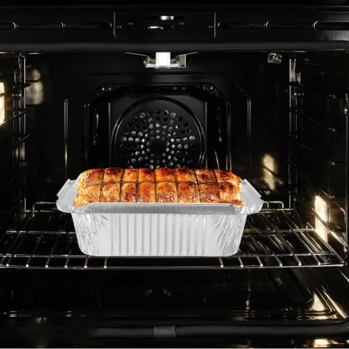 Kichvoe 20-Piece Disposable Aluminum Foil Pans, Roasting and Baking Pans with Lids, Deep Foil Pans, Baking Pan Trays, Food Containers for Grilling, Co