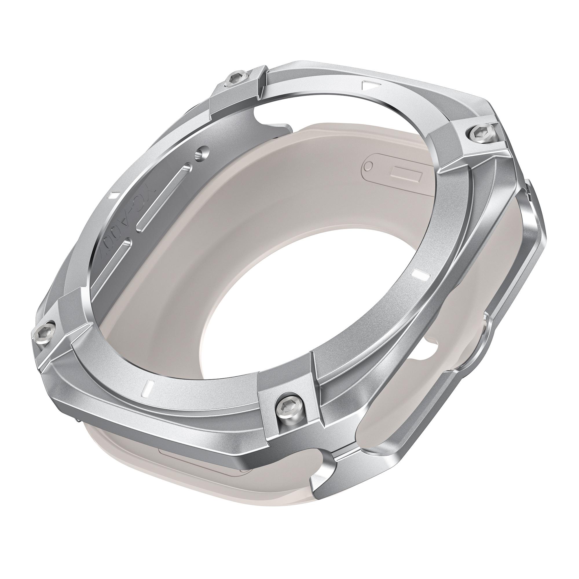 

Роскошный бронированный чехол из алюминиевого сплава для Samsung Galaxy Watch 7 Ultra 47 мм Защитный металлический бампер для Samsung Galaxy Ultra 2025 Galaxy Watch 7 Ultra 47mm серебряный