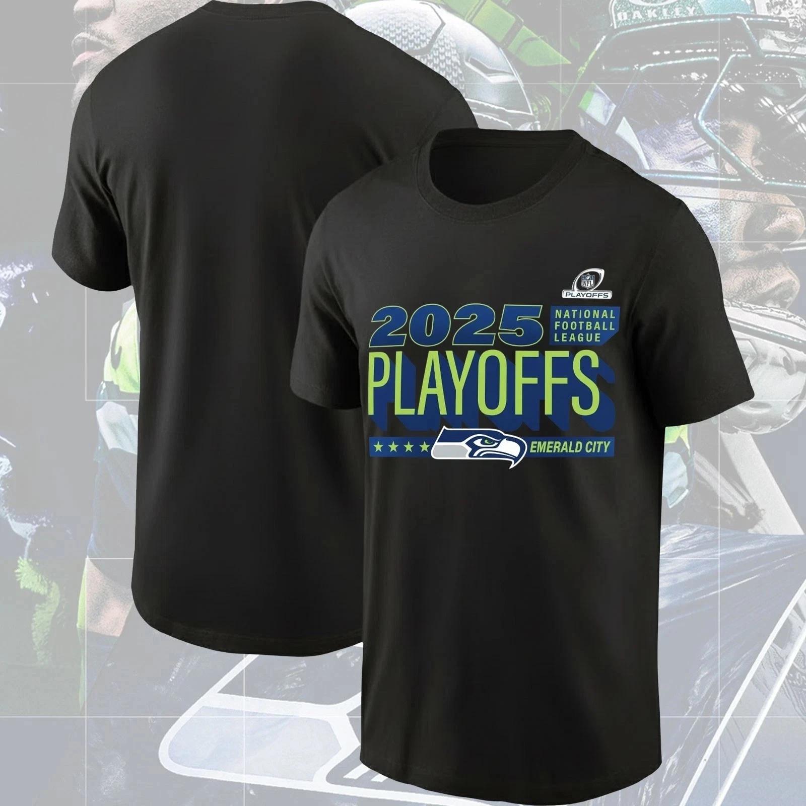 Seattle Seahawk 2025 Playoffs Super LX Champion T-Shirt Gift For Fan S-5XL XL