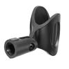 Black Microphone Clip Holder Flexible for Stand Condenser Mic Parts