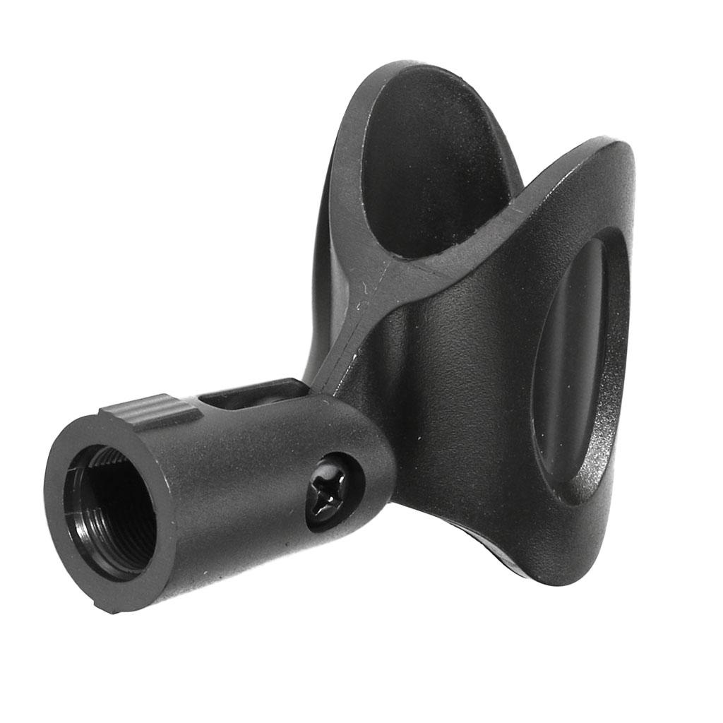 Black Microphone Clip Holder Flexible for Stand Condenser Mic Parts