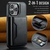 MAGKING K2 Series For iPhone 16 Pro Case Compatible with MagSafe PC+TPU+PU Leather RFID Blocking Phone Cover with Wallet