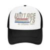 Summer Cooling Birthday Gift Vintage  Aged  Mesh Golf Hat Caps Men Women Adjustable Foam Trucker Hats For Casual Wear