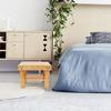 Utoplike Entryway Stool, Stylish Bamboo Step Stool, Entryway Bench, Wooden Shoe Rack, Storage Bench, Storage Chair