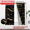 2D Flat Printing  2pcs Golden New Year(1) Print Popular Curtains Prints Light Filtering Curtains Thermal Insulation   and Room