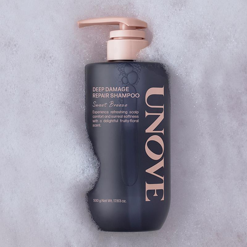 UNOVE Deep Damage Repair Shampoo (Sweet Breeze / Rosy Aura) Sweet Breeze