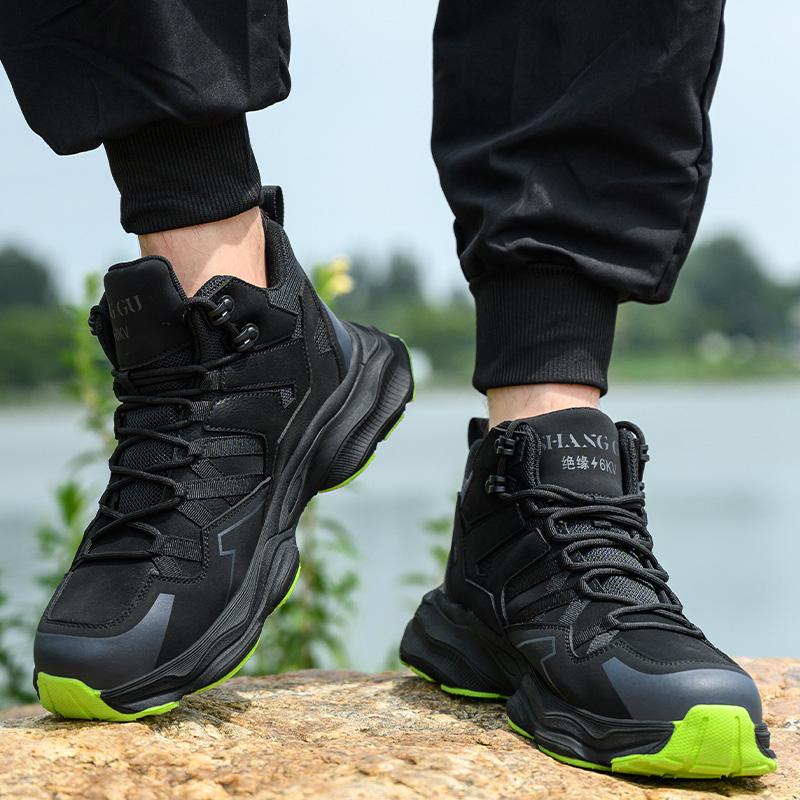 Anti-slip Industrial Safety Shoes Men Anti-smash Work Shoes Anti Slip Indestructible Shoes Protective Sneakers Men Boots