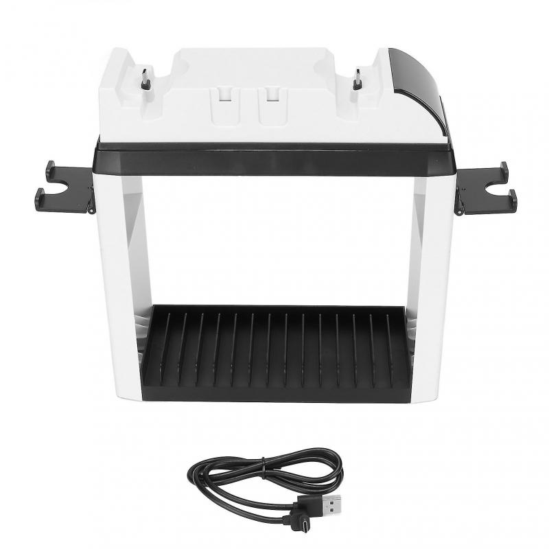 Charging Station for Game Controller Multifunctional 6-in-1 Smart Game Console Storage Rack for Switch