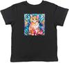 Stainglass Cat Kids T-Shirt Kitten Pet Feline Animal Childrens Boys Girls Gift