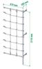 Comet Next 3 gymnastic ladder - white and black