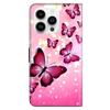 For iPhone 16 Pro Max Case Wallet Stand Pattern Printing PU Leather Flip Phone Cover