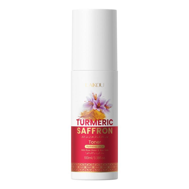 LAIKOU turmeric saffron toner 100ml hydrating and moisturizing toner 100