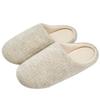 Lida Ni Women's Japanese Silent Non-slip Indoor Slippers for Postpartum, Wooden Floors, Soft Cotton Sole, Autumn/Winter.