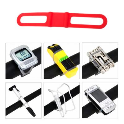 3 Stück Fahrradlicht Gummiband Feine Verarbeitung Flexibilität Strapazierfähig Multifunktional Fahrrad Silikonband für Fahrrad