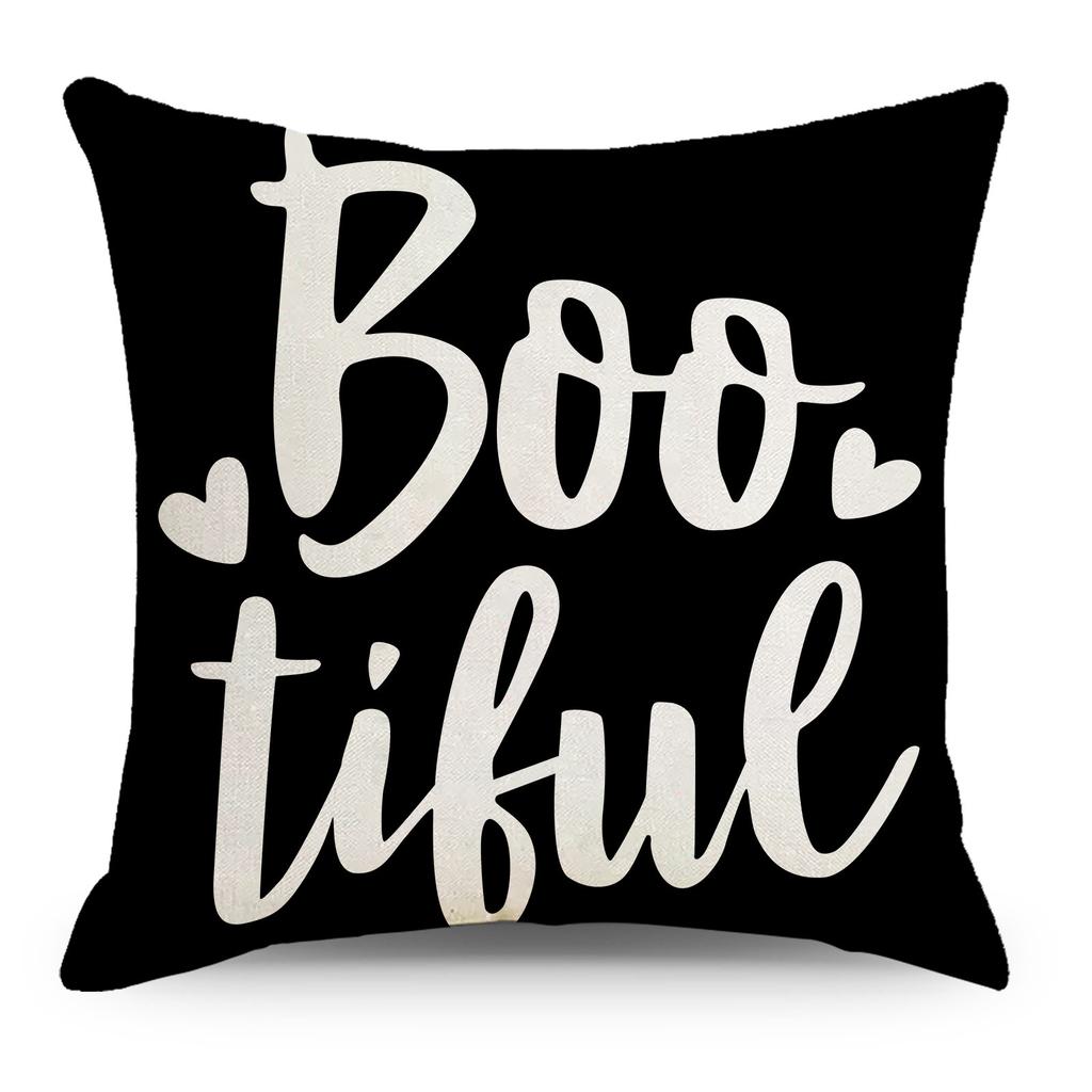 Halloween Cushion Cover 45x45 Pillowcase pumpkin witch car Printed Sofa Cushions Decorative Pillowcover Home Decor Pillow case