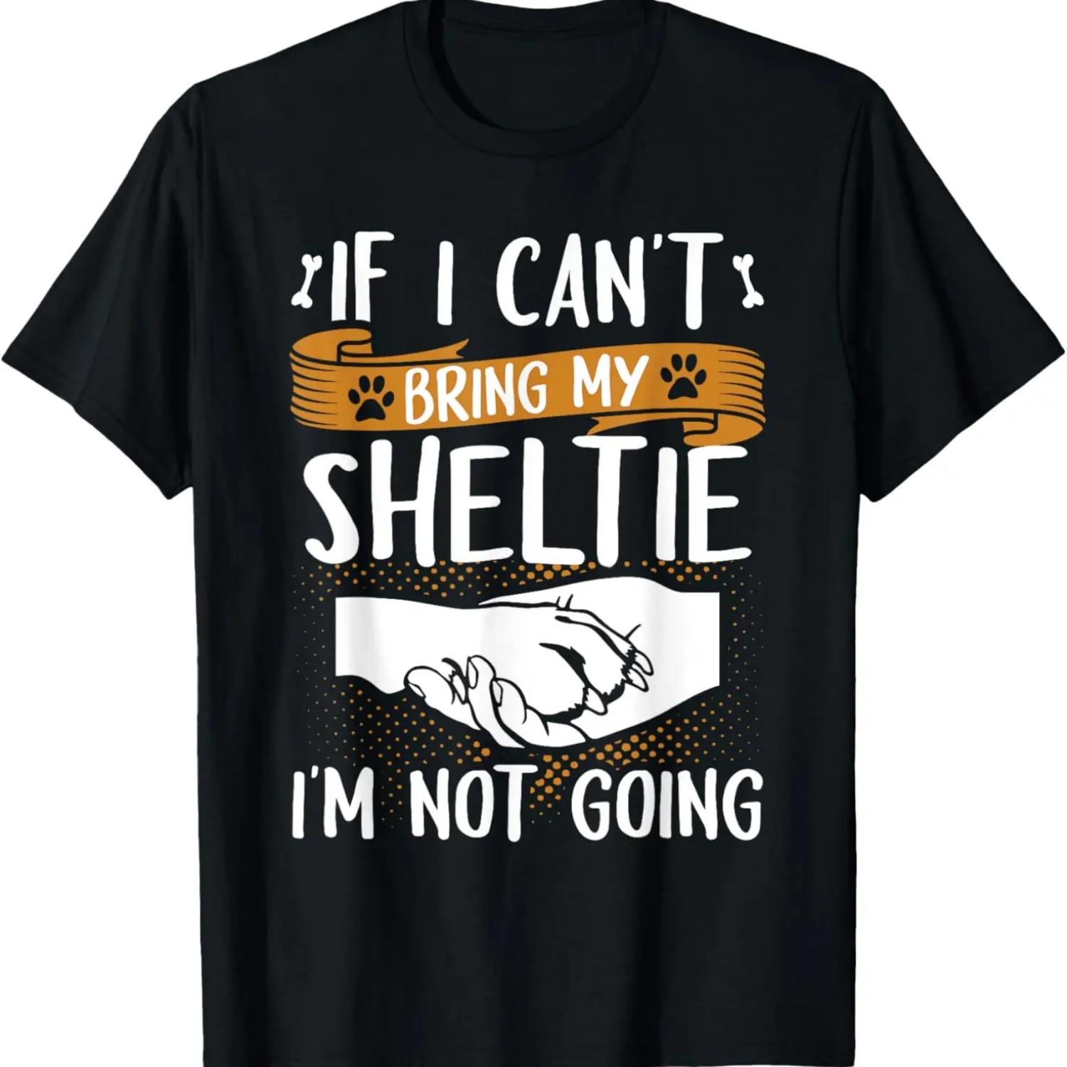 Shetland Sheepdog Shirt Men Women Sheltie Dog Mom Dog Lover T-Shirt S