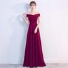 Evening Dress Banquet Party Dress Sexy Off Shoulder Long Dress