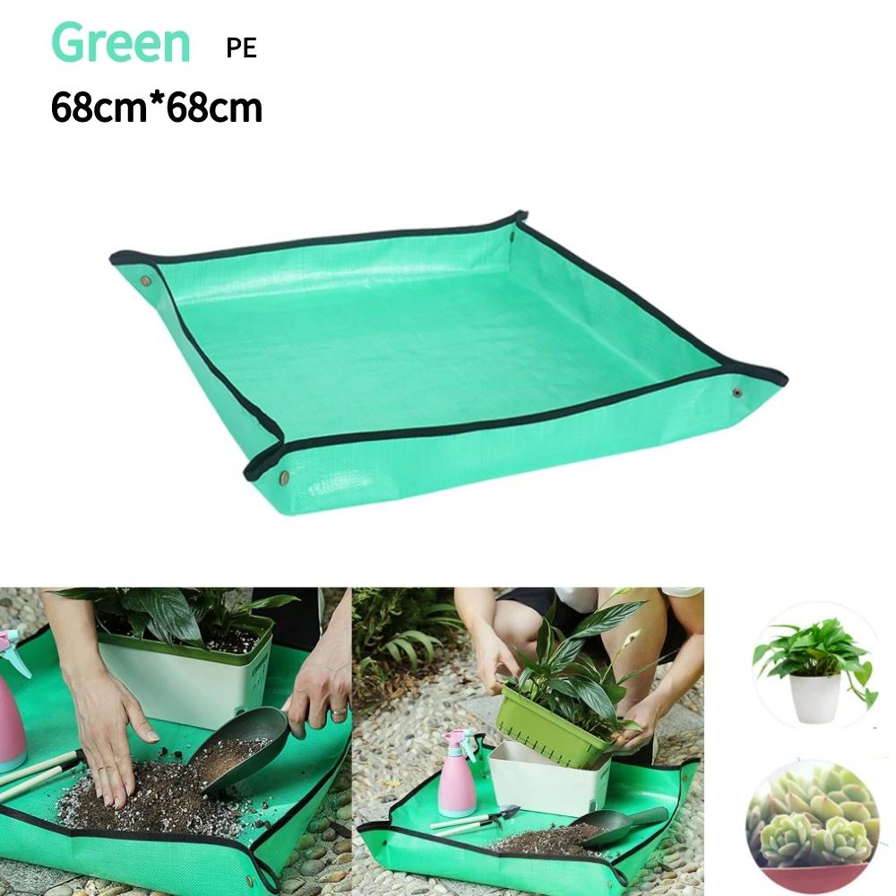 Planting Mat 30cm-100cm Gardening Potting Pad Foldable Garden Plant Flower Pot Flower Pots Transplanting Mats Waterproof Potting