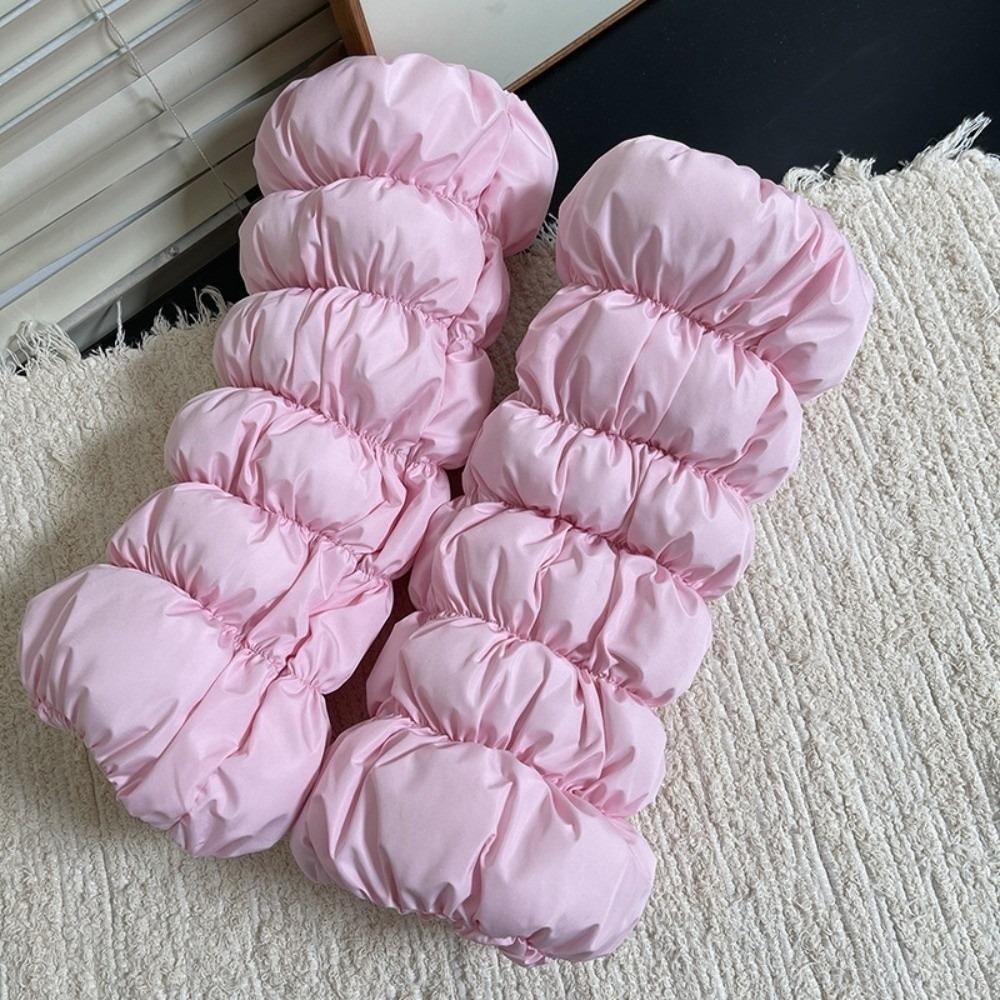 Fluffy Down Cotton Leg Warmers Thickened Boots Cover Fashion Loose Socks Foot Cover Women