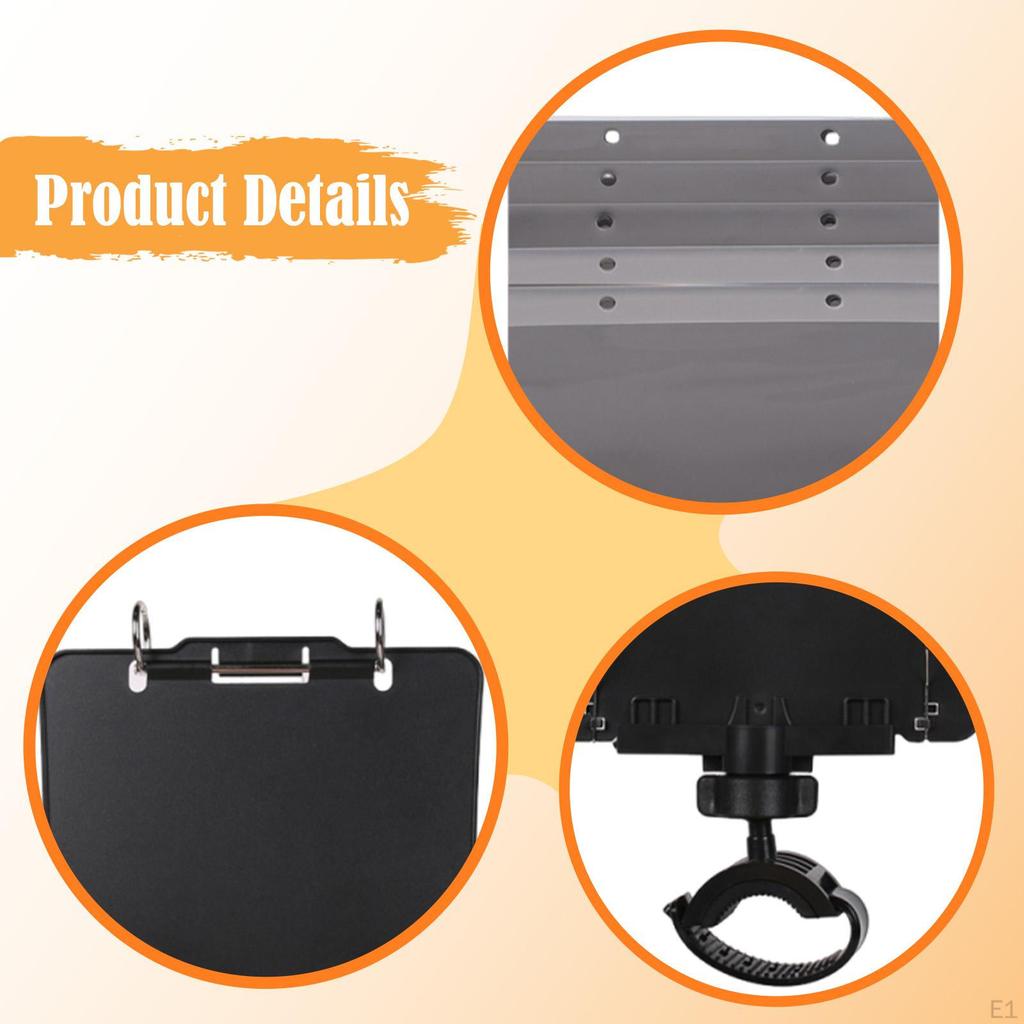 Instrument Sheet Holder Marching Band Clarinet Lyre Rack Studio Music Stand for