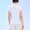 Anta Running Series Solid Color Logo Round Neck Pullover Short Sleeve T-Shirt Women Tops Light-Purple 162325113-2