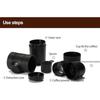 140ml Reise Outdoor Espresso Kaffeemaschine Mini Handpresse Manuelle Kaffeemaschine Tragbare Kapsel Kaffeemaschine Ideal als Geschenk
