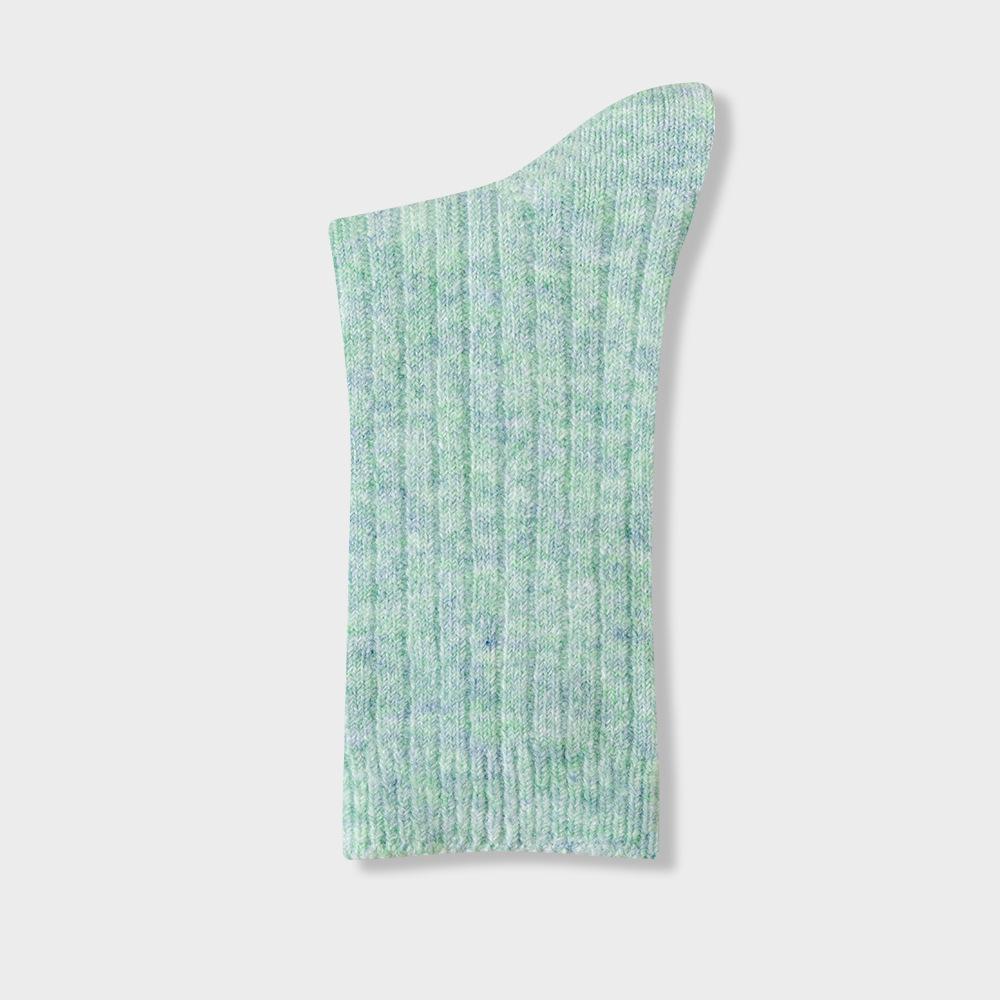 

Женские осенне-зимние термоизоляционные шерстяные носки средней длины 1 pair светло-зеленый