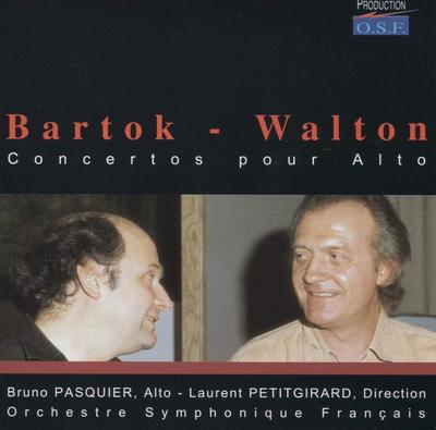 CD BARTOK, WALTON, BRUNO PASQUIER, LAU - Concertos Pour Alto OSF49021 Non Japan Classical Used