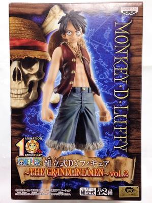 One Piece Assembled DX Figure ~ THE GRANDLINE MEN ~ Vol.2 Luffy Single Item