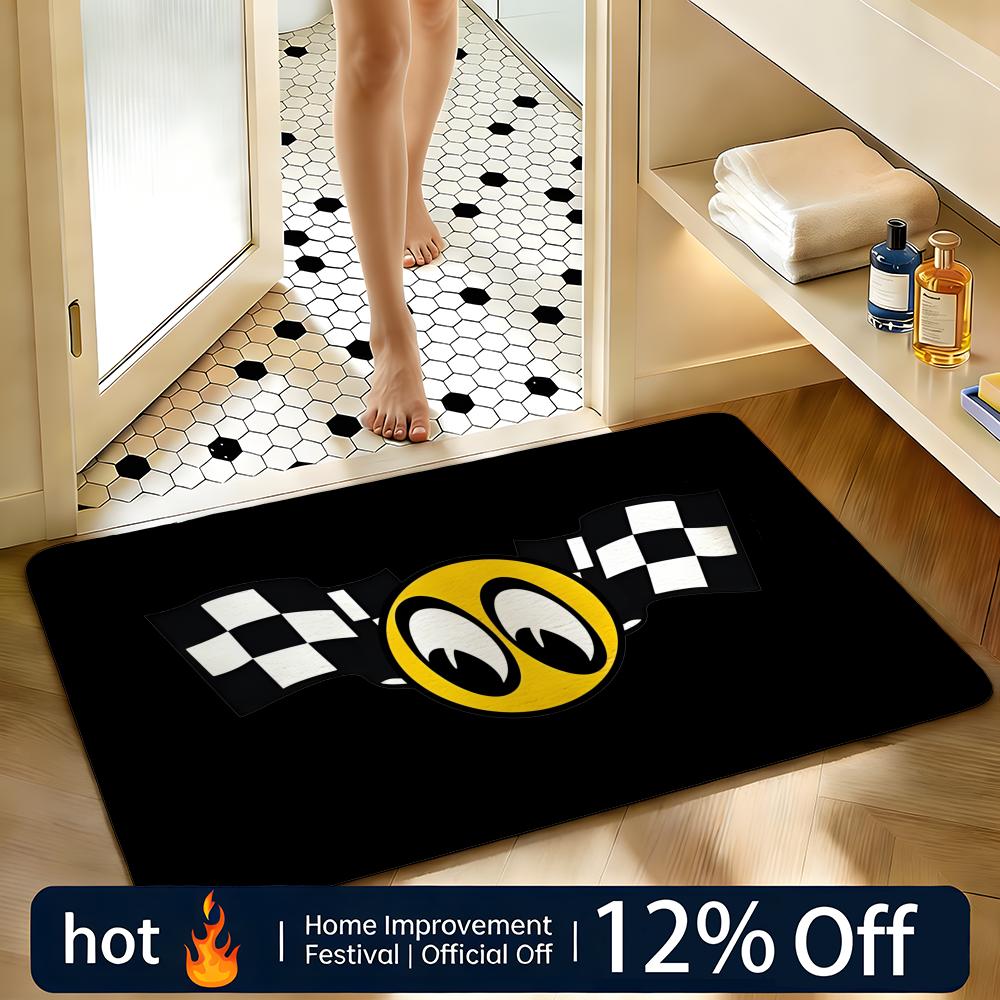 Soft Absorbent Non-Slip Rug Brand Mooneyes Floor Mat Home Decor Doormat Bedroom Floor Mat Shower Carpet