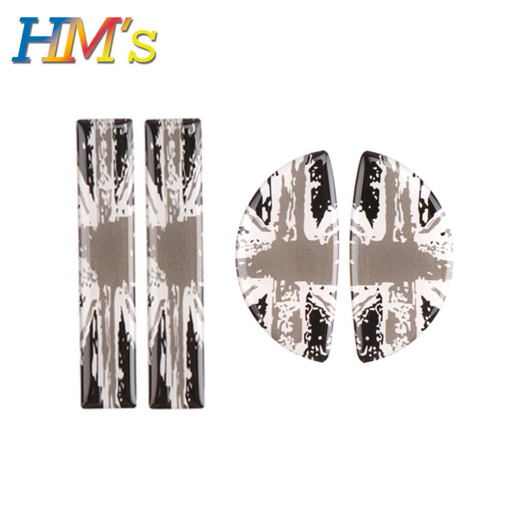 Interior Car Decoration Accessories Front Rear Door Handle Sticker Car Decal Styling Accessories For Mini Cooper F55 F56 F60