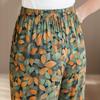 Pantaloni Estivi da Donna Taglie Forti a Vita Alta Larghi Vintage Abbigliamento Elastico in Vita Pantaloni Estivi