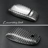 T-carbon Real Glass Carbon Fiber Key Fob Cover for Mercedes Benz Key Fob Protector