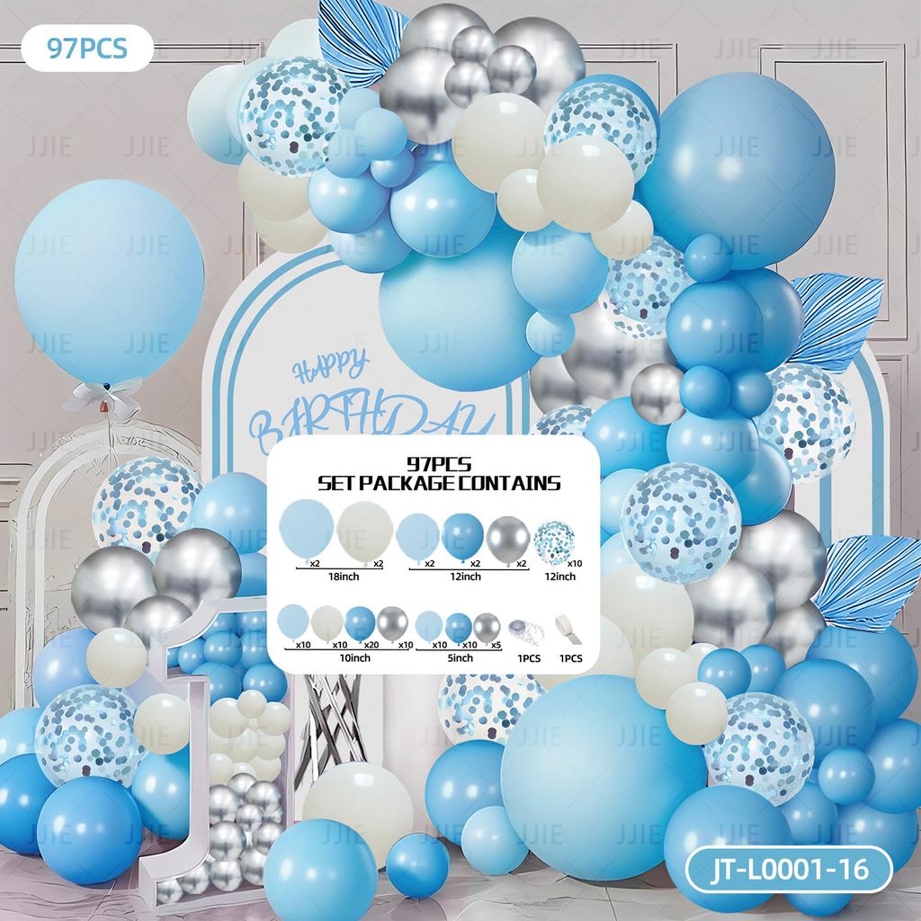 Balloon Chain Arch Set Scene Arrangement Premium Atmosphere Opening Birthday Party Decorations Anniversary Package