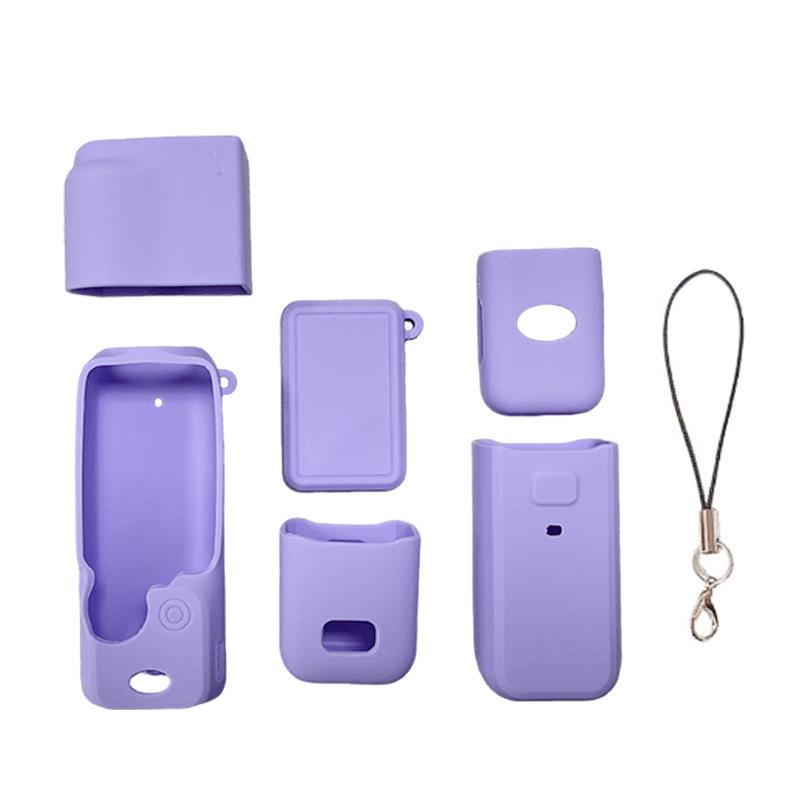 DJI OSMO Pocket 3 Silicone Case and Lens Cover: Dustproof & Drop-Proof Protection Accessory