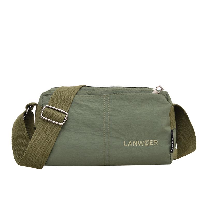 Women's Lightweight Solid Color Square Crossbody Bag - Casual Fashion, Large Capacity for Travel and Commuting