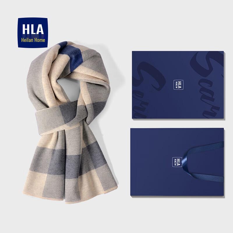 

HLA Men s Wool Blend Scarf One Size