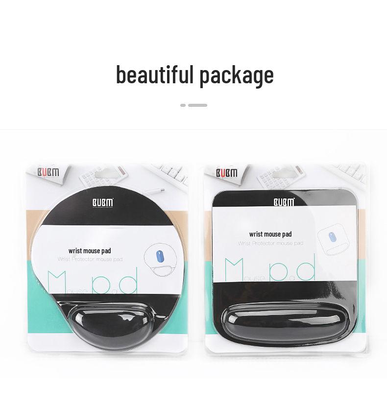 Memory Foam Mouse Pad with Silicone Wrist Support - Available In Large, Medium, and Small Sizes