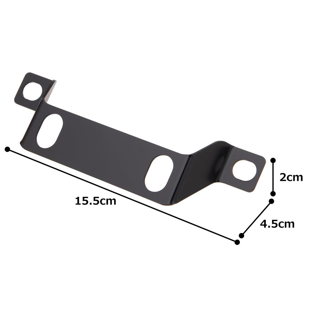 Kijima Motorcycle Parts Emblem Stay for Honda CB750four Emblem, Steel, (K0-K6), Black, 208-3092