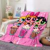 1Pc Powerpuff Girls Blanket For Couch Bed Plush Cozy Fuzzy Blanket Super Soft Warm Blankets For Fall And Winter 0918295