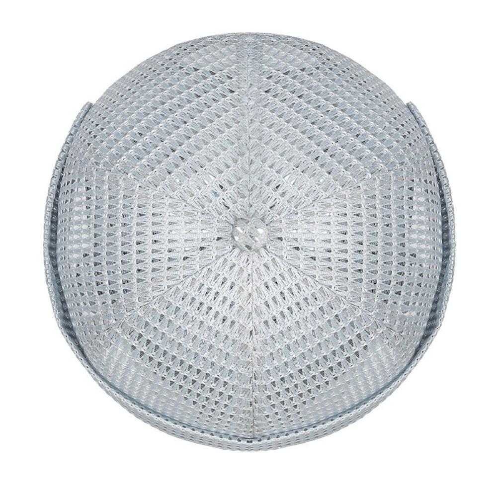 Verstellbarer Schirmloser Melonenhut Lässige Beanie-Mütze Modische Atmungsaktive Netzmütze Vintage
