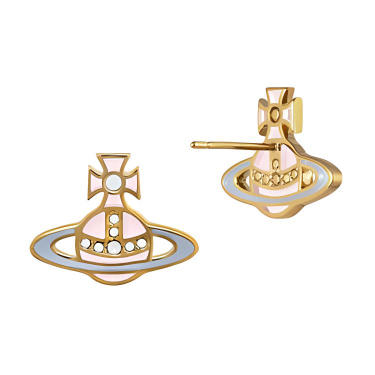 VIVIENNE WESTWOOD Sphere Pattern Brass Earrings Women Earrings Gold 6201035U-02R808