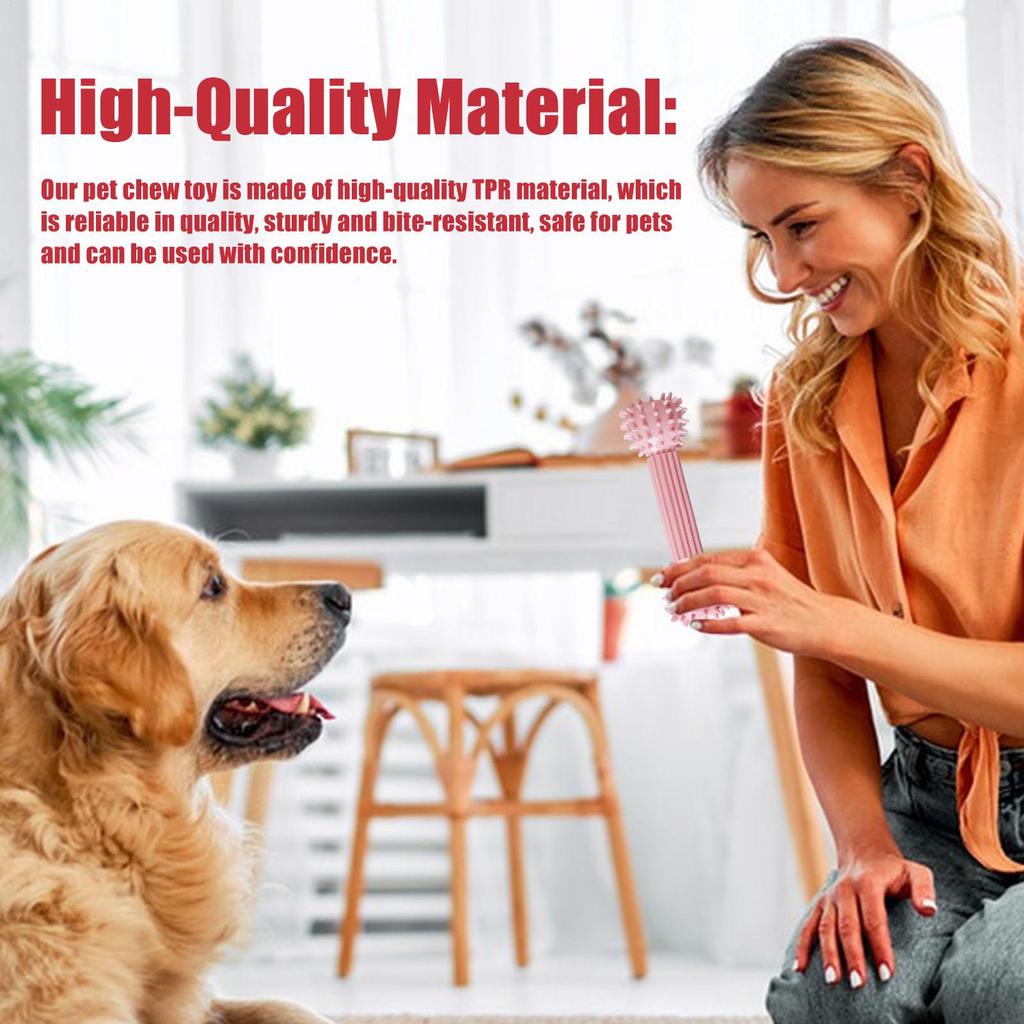 Dog Teething Toy Playful Soothing Pet Supplies Dog Sensory Chew Toys For Home Living Room Bedroom Outdoor Garden Yard Lawn Patio