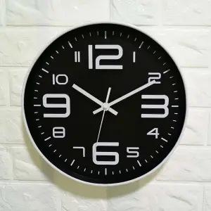 Wall Clock Simple Creative Living Room Bedroom Silent Clock 10cm Plastic Nordic Fashion Quartz Clock Spot