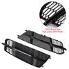 Front Bumper Lower Grille Grill 4G0807681AN 4G0807682AN Fit A6 C7 S-Line 2016-2018 Matt Black