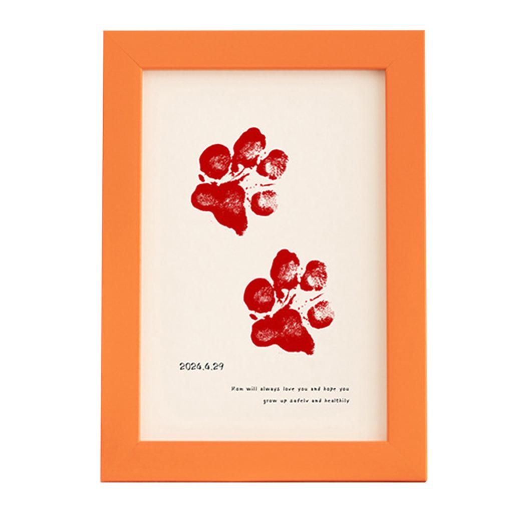Dog Paw Print Photo Frame Personalized Printed Photo Frame For Bedroom Living Room