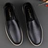Classic Genuine Leather Men's Shoes Luxury Trendy New Slip On Formal Casual Loafers Men Moccasins Italian Male Driving Shoes Man